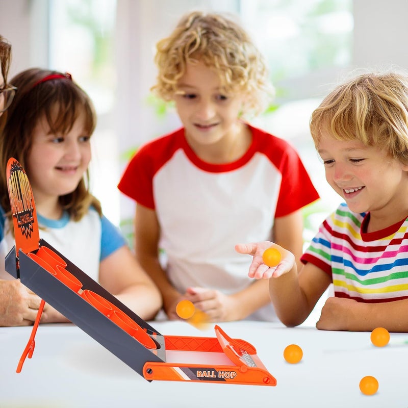 Point Games Ball Hop Game - Collapsible Arcade Games - Solo or Team Home Tabletop Game for Party Activity Birthday - Easy Setup (Small) - Image 5